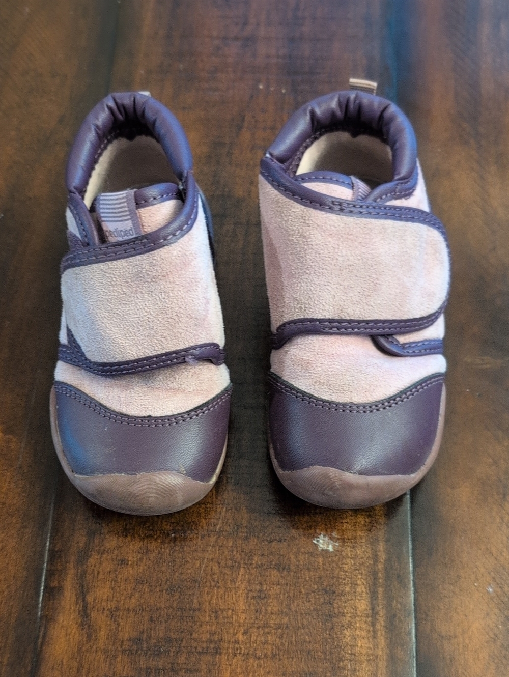 pediped Purple Suede & Leather Walker Shoes